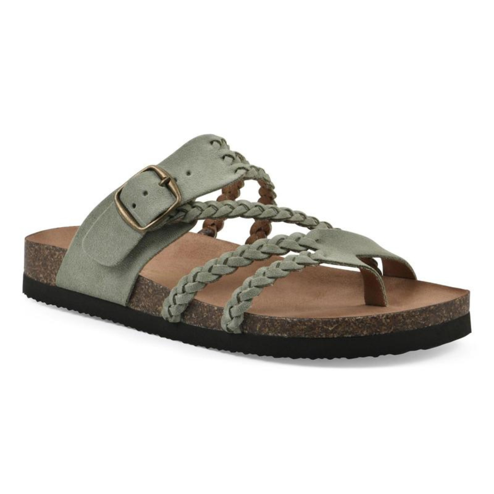 Harriet | Geflochtene Korksandalen