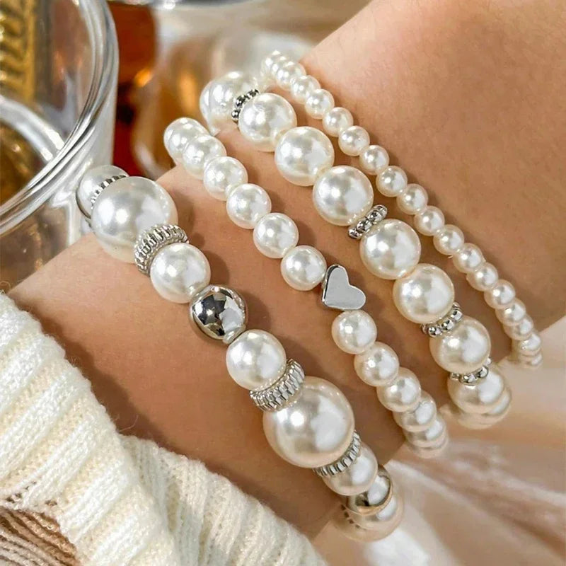 Liebevolles Perlenarmband™ – Set mit 4