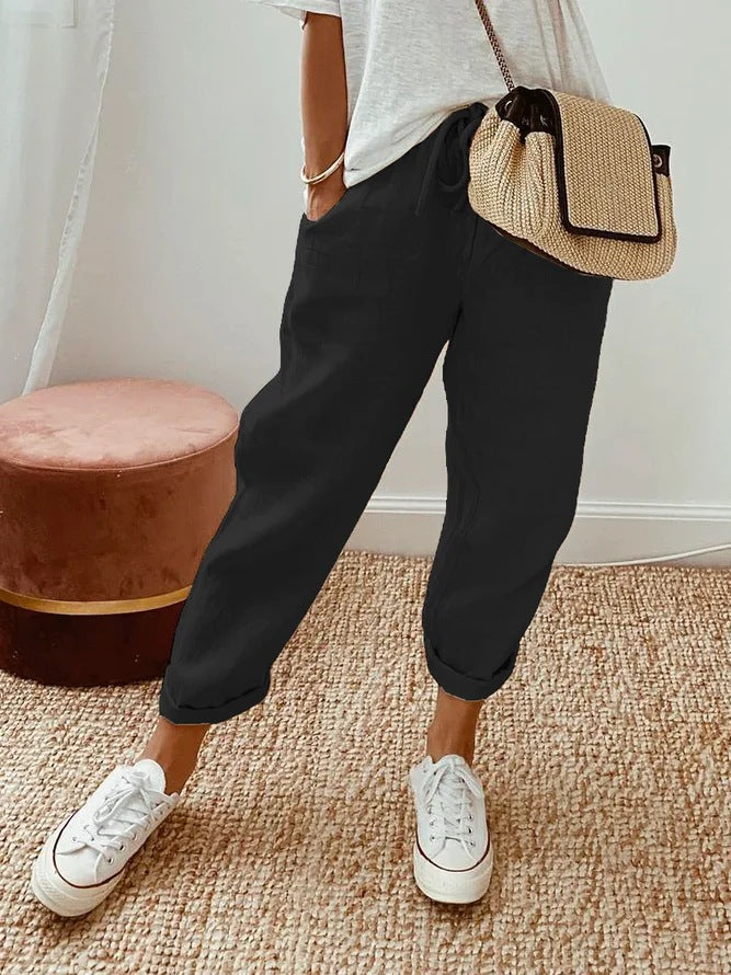 Solid™ | Casual Hose mit Seitentaschen und Kordelzug