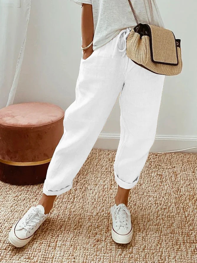 Solid™ | Casual Hose mit Seitentaschen und Kordelzug