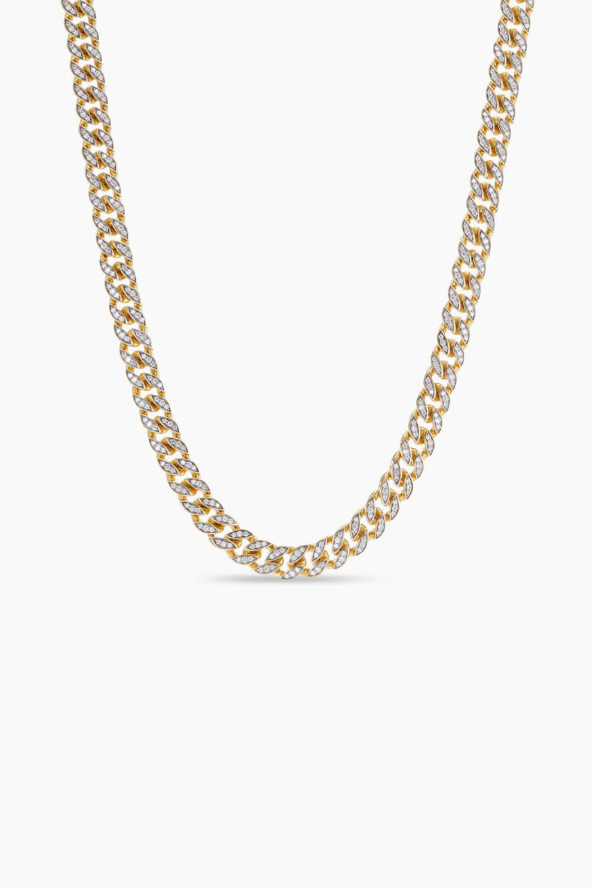 Diamant-Curb-Kette