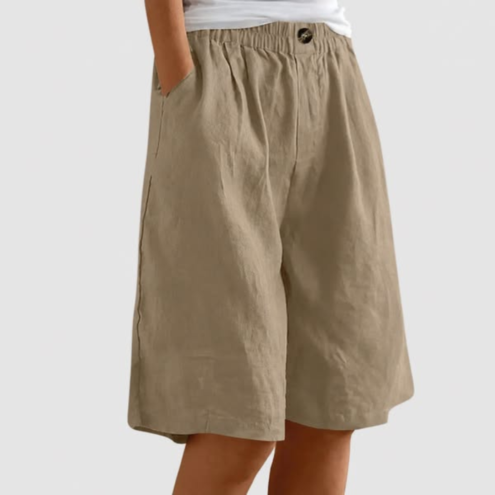 Ella | Weit geschnittene Shorts mit elastischem Bund