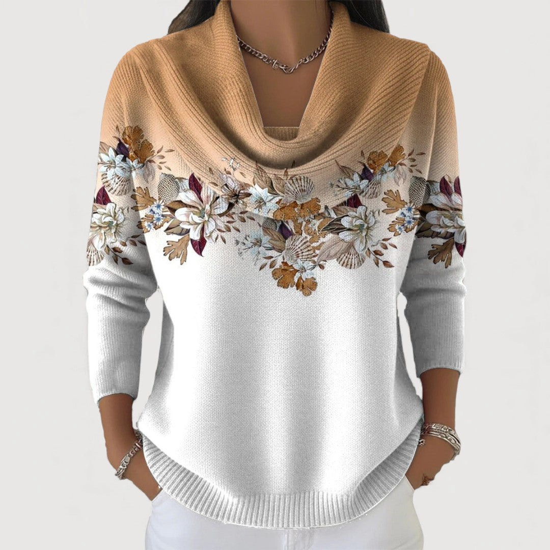 Norelle | Eleganter Blumenpullover