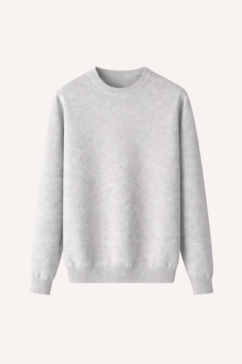 Rundhals-Pullover