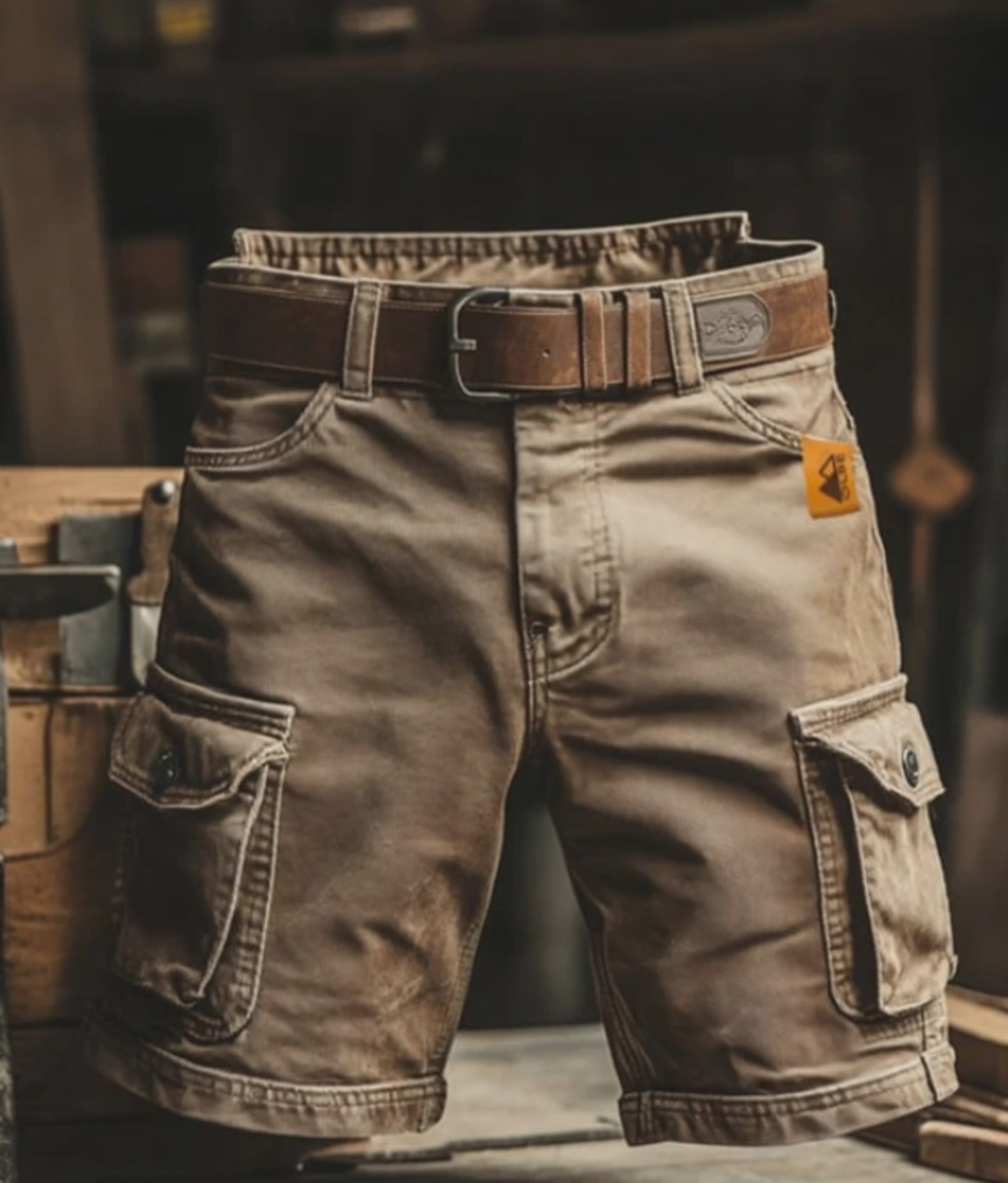 Ralph | Retro Cargo-Shorts mit mehreren Taschen
